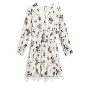 white floral dress
